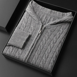 Premium Cashmere Hoodie with Drawstring Design