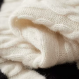 Pullover de lã merino extra-fina com fecho de correr central e riscas