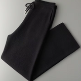Calças de Cashmere Premium com Corte Relaxado