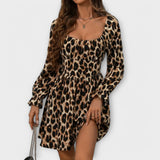 Roupão Estampado com Padrão de Leopardo