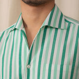 Camisa Listrada Amalfi de Algodão com Mangas Longas