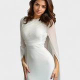 Isabela - Long Satin Dress