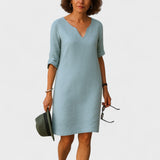 Clara - Vestido Sofisticado e Confortável