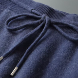 Conjunto de Relaxamento em Cashmere Premium - Azul Marinho Milano