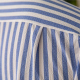 Camisa Slim de Seersucker Listrada para Praia