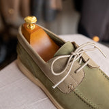 Sapatos Masculinos de Camurça 'Hamptons' com Cadarços