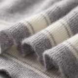 Conjunto de Relaxamento em Cashmere Premium Cinza Claro - Estilo Viena