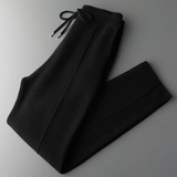Conjunto Falcone - Confeccionado em Lã Merino Extra-Fina na Cor Preta