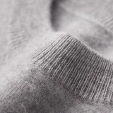 Conjunto de Relaxamento em Cashmere Premium Cinza Claro - Estilo Viena