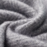 Suéter Premium de Cashmere com Estampa e Zíper Parcial
