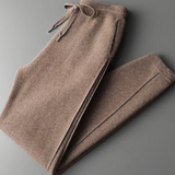 Calças Slim de Cashmere Premium