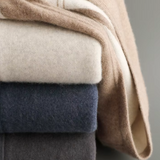 Conjunto de Relaxamento em Cashmere Premium - Azul Marinho Milano