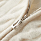 Cardigan de lã merino extra-fina com dois zíperes