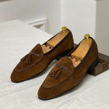 Loafers de Camurça com Pompom - Estilo Iate 'Monte Carlo'