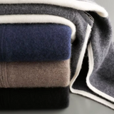 Conjunto Damien em Lã Merino Extra-Fina - Cinza Escuro