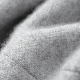 Conjunto de Relaxamento Alain em Cashmere Premium na Cor Cinza Claro