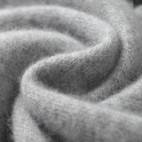 Conjunto de Relaxamento Alain em Cashmere Premium na Cor Cinza Claro