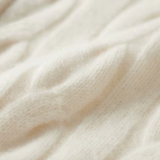 Cardigan de lã merino extra-fina com dois zíperes