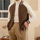 Casaco Varsity Slim Fit em Lã Misturada para Baseball