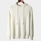 Suéter de Lã Merino Pura Extra Fina em Ivory para Lazer