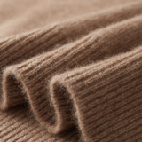 Pullover Bege 100% Cashmere com Botões