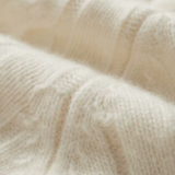 Cardigan de lã merino extra-fina com dois zíperes