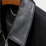 Luxuoso Casaco Bomber de Cashmere