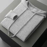 Conjunto de Relaxamento Alain em Cashmere Premium na Cor Cinza Claro