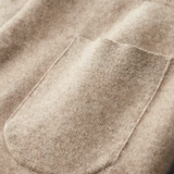 Calças de Cashmere Premium com Plissado