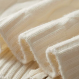 Cardigan de lã merino extra-fina com dois zíperes