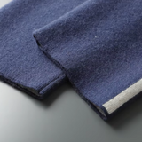 Conjunto de Relaxamento em Cashmere Premium - Azul Marinho Milano
