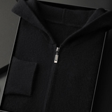 Premium Cashmere Zip-Up Hoodie