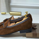 Loafers de Camurça com Pompom - Estilo Iate 'Monte Carlo'