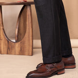 Kingsman Shoes with Double Buckle