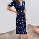 Mónica - Vestido Chic com Estampa de Poás
