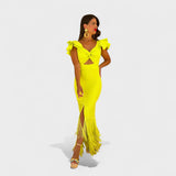 Lúcia - Vestido Flamenco Neon