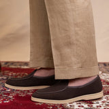 Loafers em Suede Belgas da Du Cap