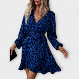 Robe Estampado de Leopardo com Cinto