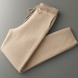 Conjunto de Pura Lã Merino Extra-Fina com Estampa Herringbone