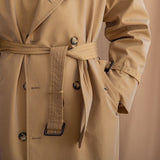 Trench Coat Vintage Tivoli com Cinto e Botões Duplos