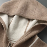 Conjunto de Relaxamento em Cashmere Bege - Estilo Milano