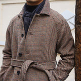 Herringbone Wool Coat - Soho Farm Collection