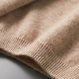 Camiseta Premium de Cashmere com Gola Redonda - Clássica