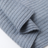 Suéter de Inverno em Lã Merino Extra-Fina - Azul Claro