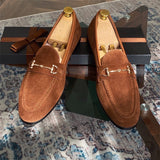 Loafer Harry em Camurça com Aplique de Horsebit