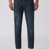 Jeans Slim Fit Azul Marinho
