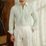 Camisa Seersucker com Listras Positano