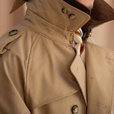 Trench Coat Vintage Tivoli com Cinto e Botões Duplos