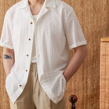Camisa Curta de Manga - Estilo Saloniki