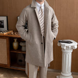 Palton Raglan de Lã com Cinto Royal Crescent